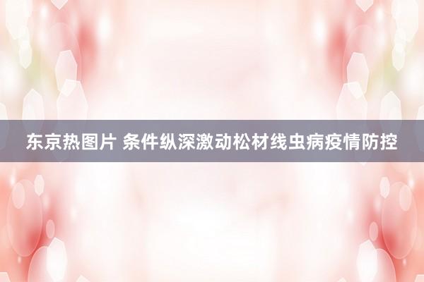 东京热图片 条件纵深激动松材线虫病疫情防控