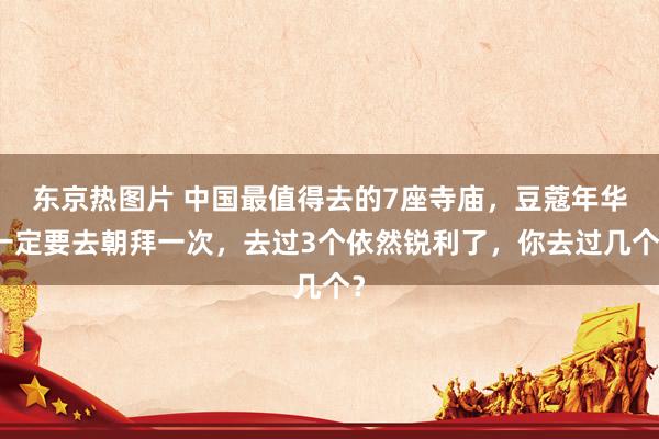 东京热图片 中国最值得去的7座寺庙，豆蔻年华一定要去朝拜一次，去过3个依然锐利了，你去过几个？