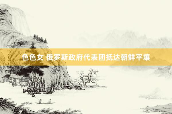 色色女 俄罗斯政府代表团抵达朝鲜平壤