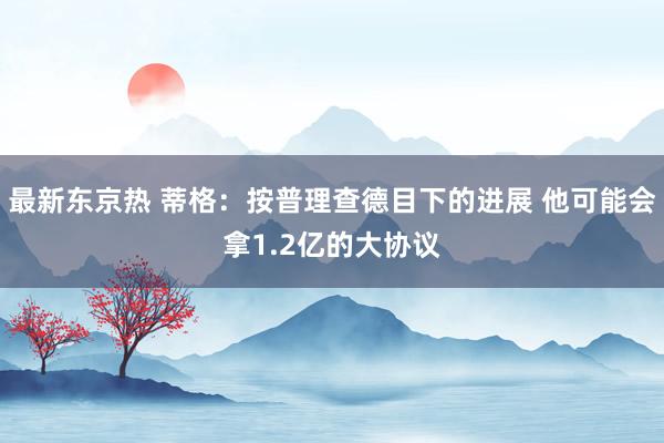 最新东京热 蒂格：按普理查德目下的进展 他可能会拿1.2亿的大协议