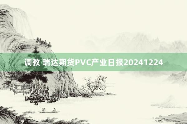 调教 瑞达期货PVC产业日报20241224