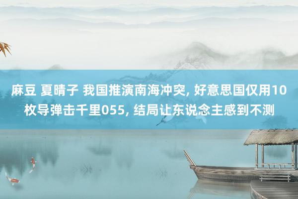 麻豆 夏晴子 我国推演南海冲突， 好意思国仅用10枚导弹击千里055， 结局让东说念主感到不测