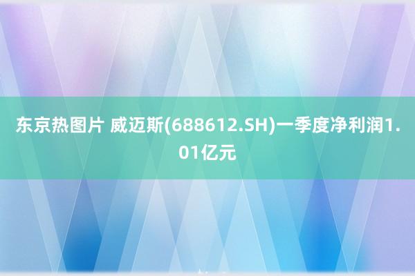东京热图片 威迈斯(688612.SH)一季度净利润1.01亿元